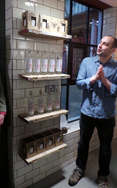 Rook admires TLDC's handiwork so far