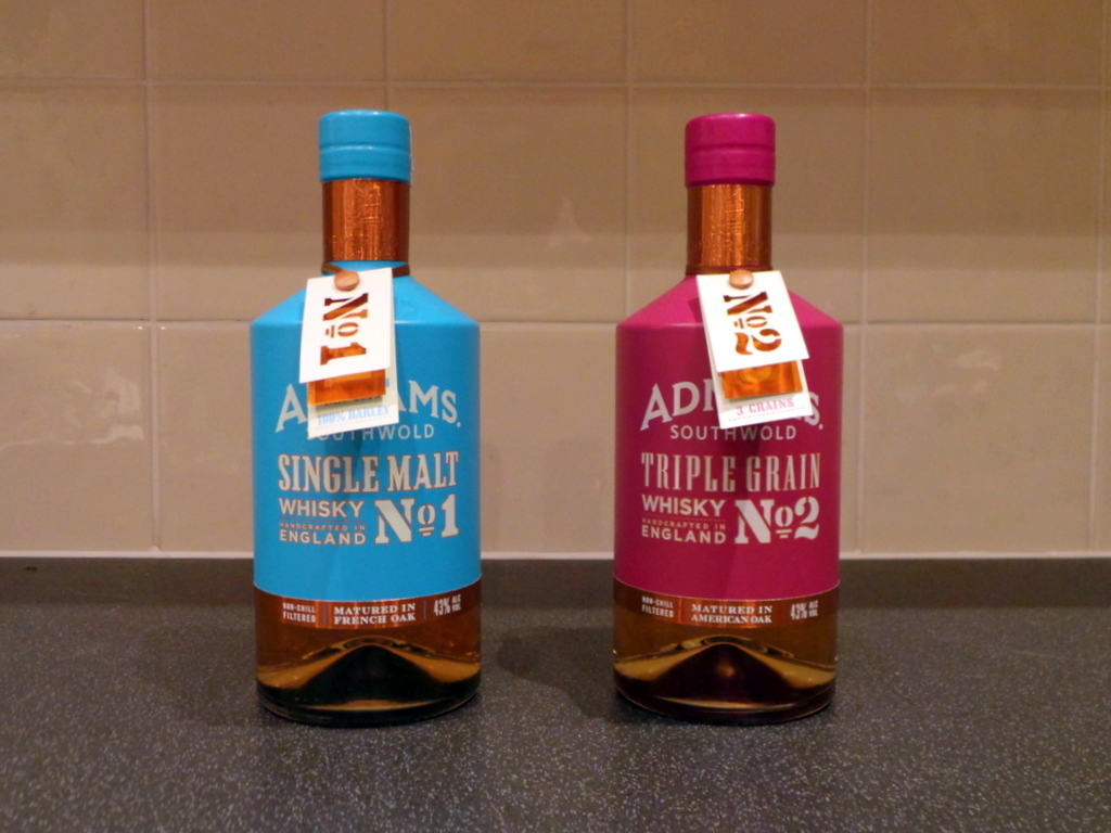12 Drams of Christmas #9 and #10: Adnams Single Malt Whisky No.1 and Triple Grain Whisky&nbsp;No.2